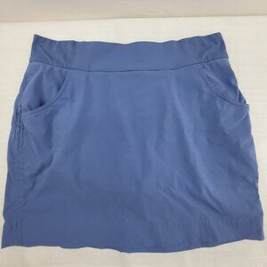 Columbia Skort Womens L Blue Purple Omni-Shield Athletic Skirt w Shorts Pockets